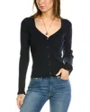 Boden Ribbed Sweetheart Cardigan In Blue