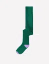 Boden Ribbed Tights Alpine Green  In Green
