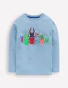 Boden Riso Langarmshirt-gletscherblau Käfer In Blue