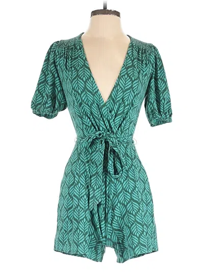Pre-owned Boden Romper In Teal