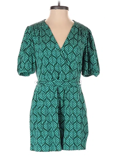Pre-owned Boden Romper In Teal