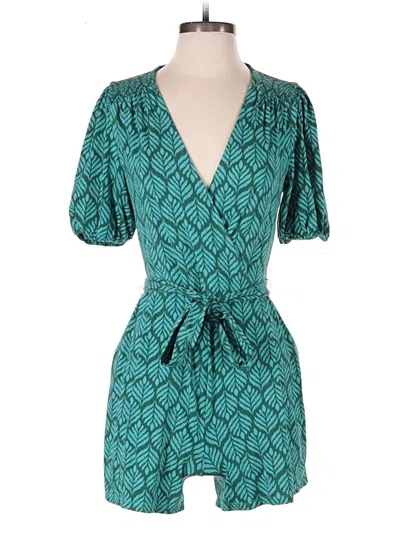 Pre-owned Boden Romper In Teal