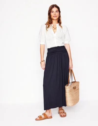 Boden Rosaline Jersey Skirtnavy Women  In Navy