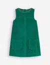 Boden Saffy Schürzenkleid Aus Cord-juwelgrün In Green