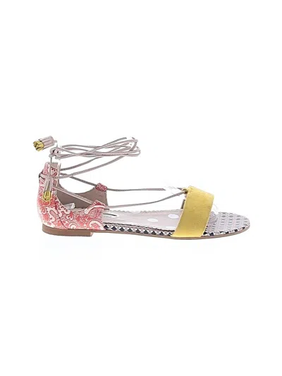Pre-owned Boden Sandals In Yellow