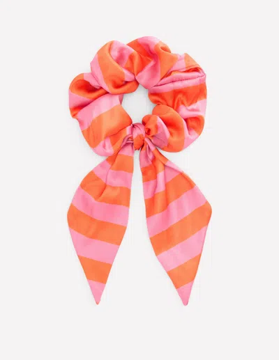 Boden Scarf Scrunchiepink/orange Stripe Women