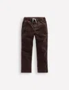 Boden Schmal Geschnittene Hose Zum Hineinschlüpfen-espresso Cord In Brown