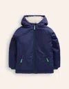 Boden Sherpa Lined Parkacollege Navy Boys  In College Navy