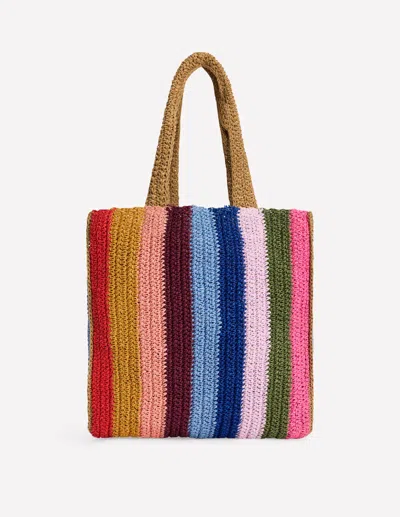 Boden Shopper Tote Multi Stripe