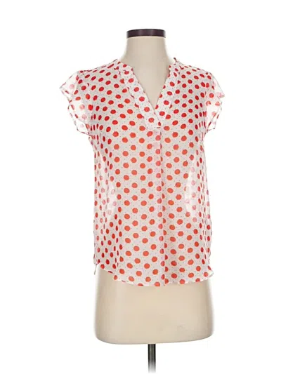 Pre-owned Boden Short Sleeve Blouse In Orange
