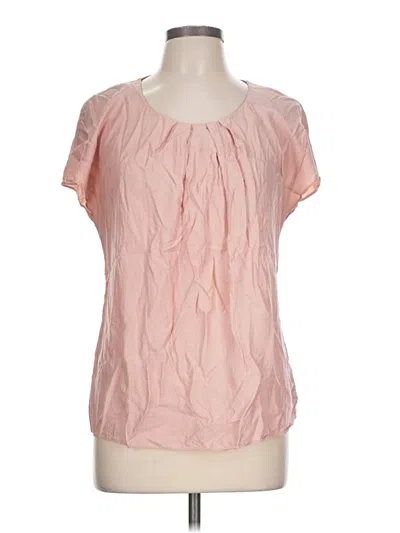 Pre-owned Boden Short Sleeve Blouse In Pink
