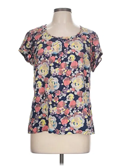 Pre-owned Boden Short Sleeve Blouse In Pink