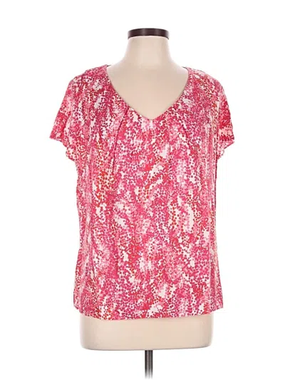 Pre-owned Boden Short Sleeve Blouse In Pink