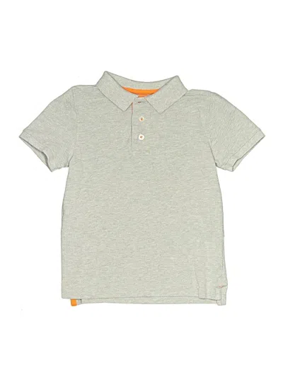 Pre-owned Boden Kids' Short Sleeve Polo Shirt In Gray