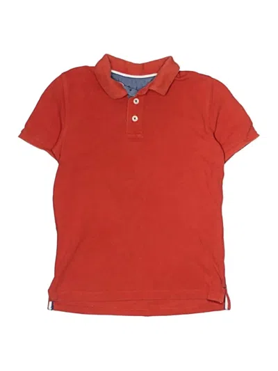 Pre-owned Boden Kids' Short Sleeve Polo Shirt In Red