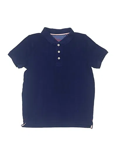 Pre-owned Boden Kids' Short Sleeve Top Blue Tops