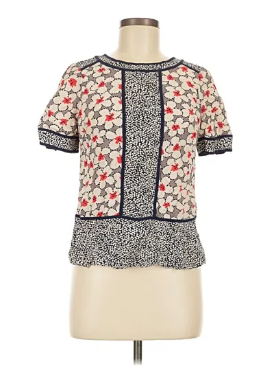 Pre-owned Boden Short Sleeve T-shirt In Ivory