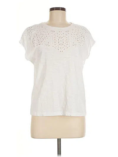 Pre-owned Boden Short Sleeve T-shirt In Ivory