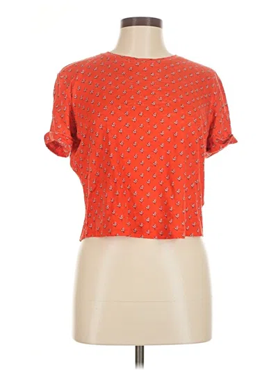 Pre-owned Boden Short Sleeve T-shirt In Orange