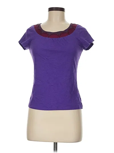 Pre-owned Boden Short Sleeve T-shirt In Purple
