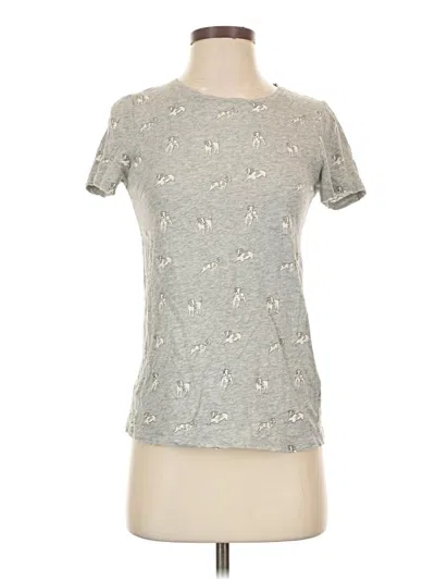Pre-owned Boden Short Sleeve T-shirt In Silver