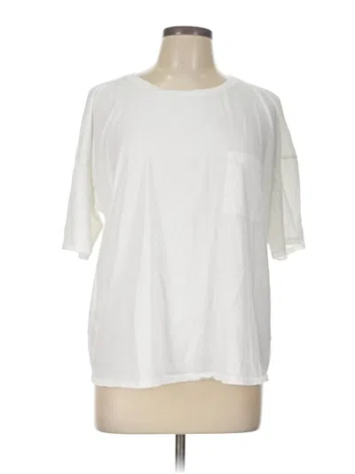 Pre-owned Boden Short Sleeve T-shirt In White