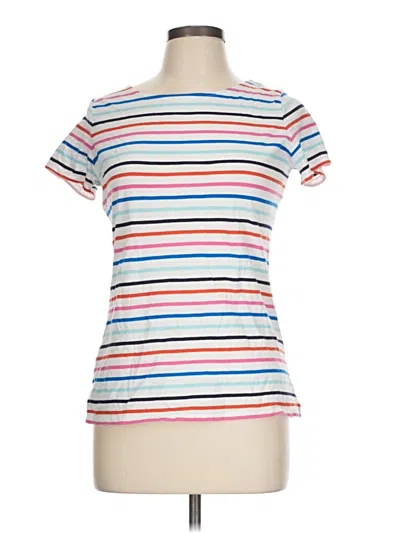 Pre-owned Boden Short Sleeve T-shirt In White