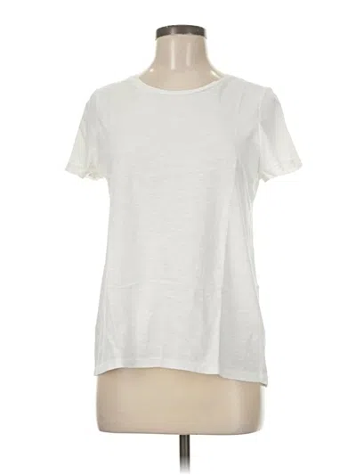 Pre-owned Boden Short Sleeve T-shirt In White