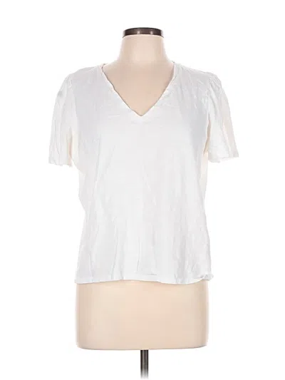 Pre-owned Boden Short Sleeve T-shirt In White