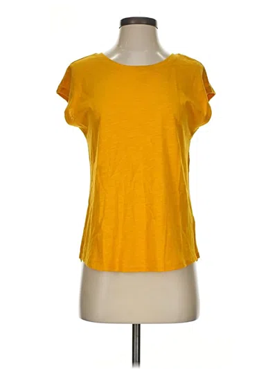 Pre-owned Boden Short Sleeve T-shirt In Yellow