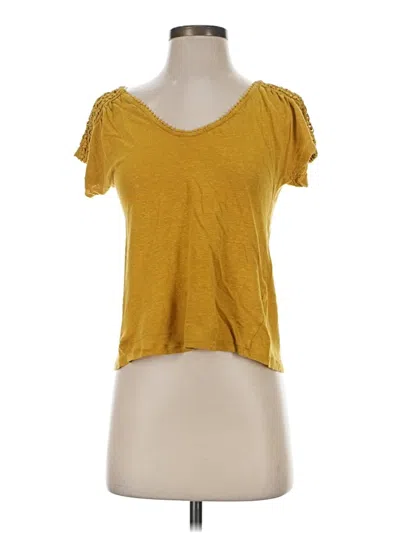 Pre-owned Boden Short Sleeve T-shirt In Yellow