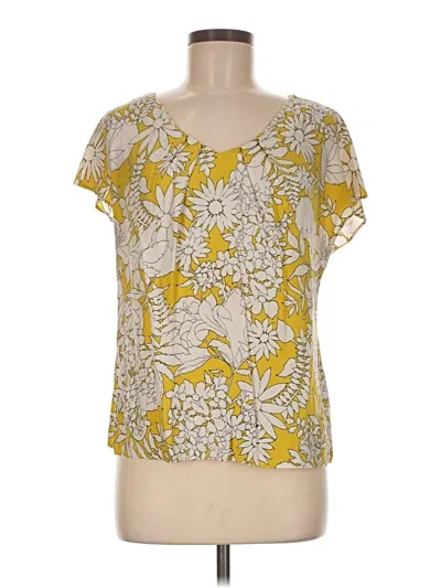 Pre-owned Boden Short Sleeve T-shirt In Yellow