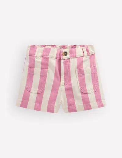 Boden Kids' Shorts Mit Aufgesetzten Taschen In Rosa | Grösse 164 In Pink