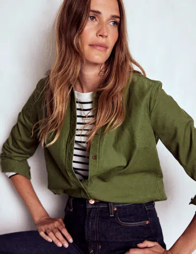 Boden Sienna Cordhemd-farn In Green