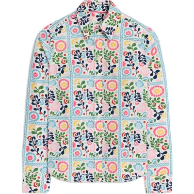 Boden Sienna Floral Cotton Button-up Shirt