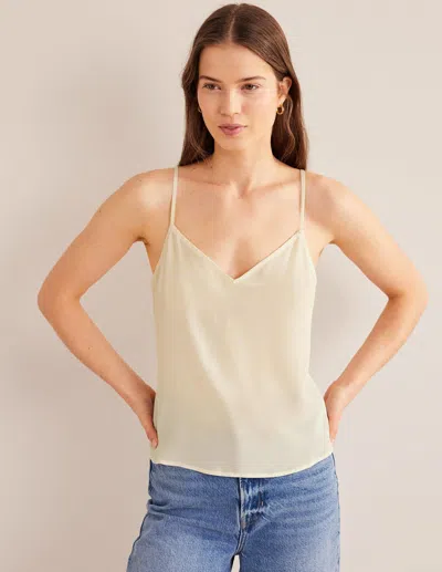 Boden Silk Camiivory Women  In White