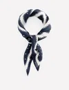 Boden Silk Square Scarf Painted Dot Women