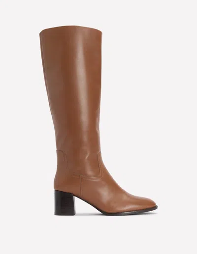 Boden Skye Smart Knee Boots Tan  In Brown