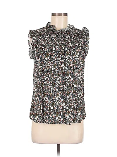 Pre-owned Boden Sleeveless Blouse In Black