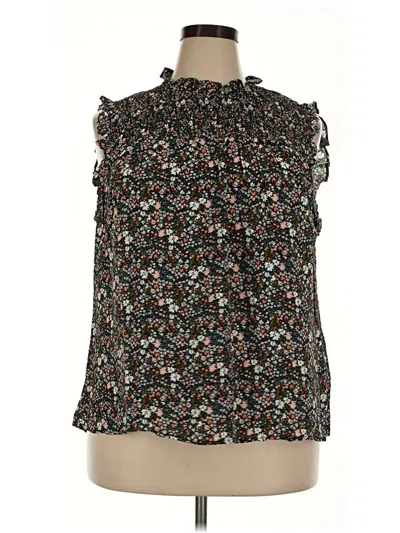 Pre-owned Boden Sleeveless Blouse In Black