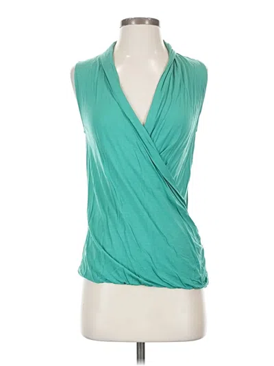 Pre-owned Boden Sleeveless Blouse In Blue