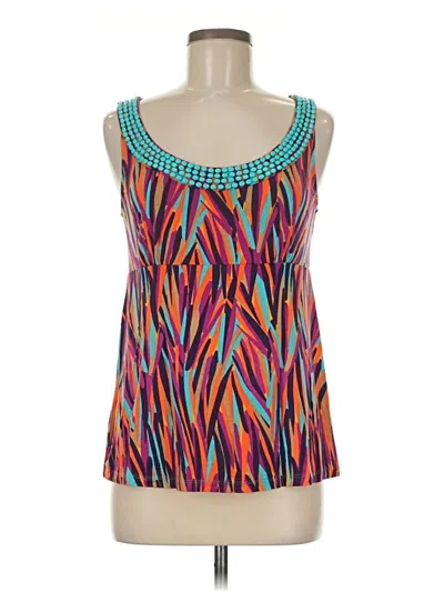 Pre-owned Boden Sleeveless Blouse In Blue