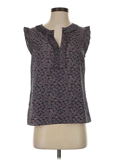 Pre-owned Boden Sleeveless Blouse In Blue