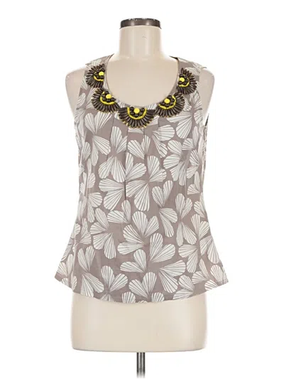 Pre-owned Boden Sleeveless Blouse In Gray
