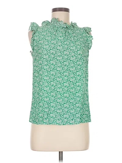 Pre-owned Boden Sleeveless Blouse In Green