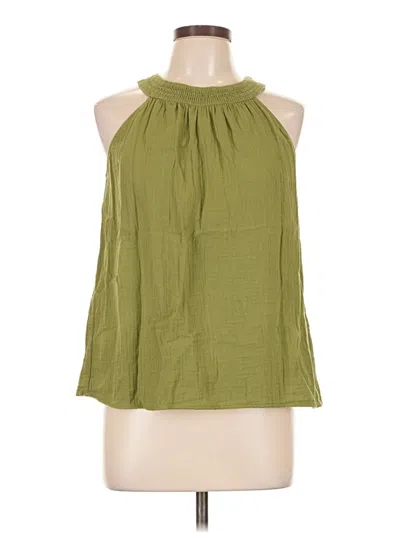 Pre-owned Boden Sleeveless Blouse In Green