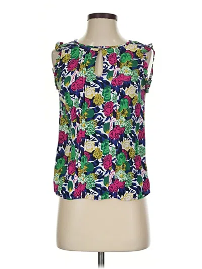 Pre-owned Boden Sleeveless Blouse In Green