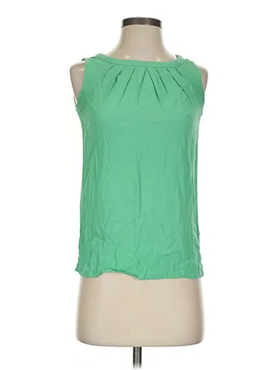 Pre-owned Boden Sleeveless Blouse In Green