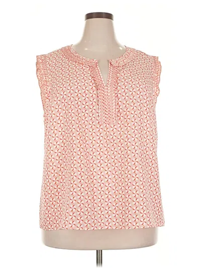 Pre-owned Boden Sleeveless Blouse In Orange