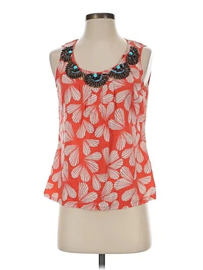 Pre-owned Boden Sleeveless Blouse In Orange